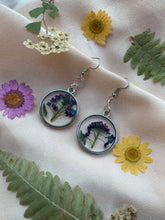 Load image into Gallery viewer, Circle flower earrings
