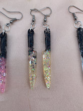 Load image into Gallery viewer, Glow in the dark knife earrings
