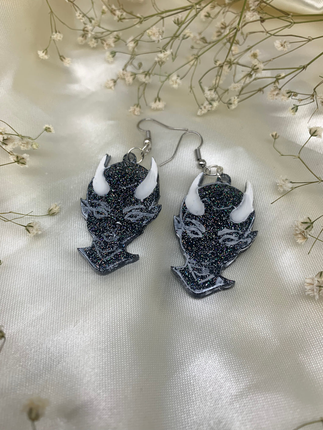 Demon girl earrings