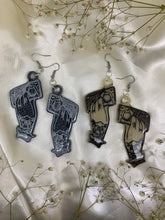 Load image into Gallery viewer, Tarot card hand earrings
