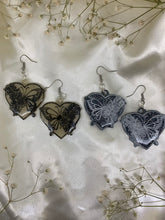 Load image into Gallery viewer, Butterfly heart earrings
