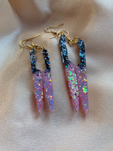 Load image into Gallery viewer, Cotton candy knife earrings
