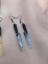 Load image into Gallery viewer, Glow in the dark knife earrings
