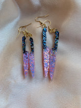 Load image into Gallery viewer, Cotton candy knife earrings
