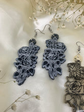 Load image into Gallery viewer, Floral dagger earrings
