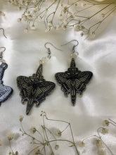 Load image into Gallery viewer, Butterfly dagger earrings
