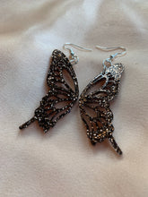 Load image into Gallery viewer, hersheys butterfly wing earrings
